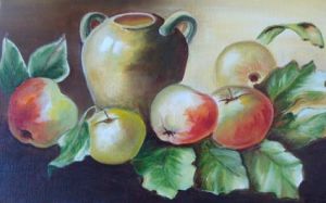 Voir le détail de cette oeuvre: Cruche et pommes